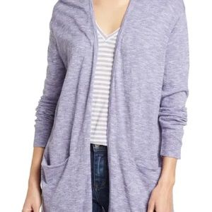 Madewell purple cardigan sweater size M
